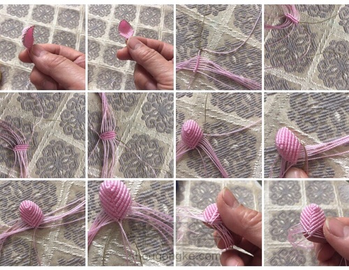 花瓣的金边 第1步