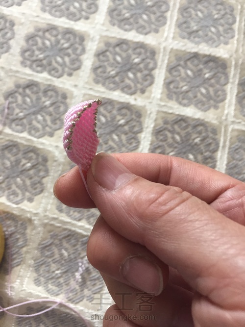 花瓣的金边 第12步