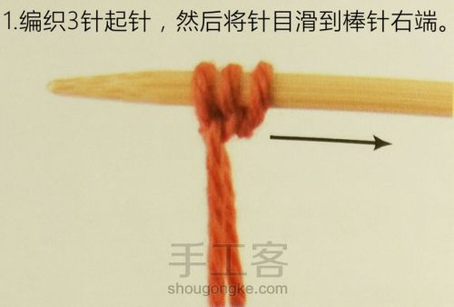 i-cord绳子编织方法 第1步