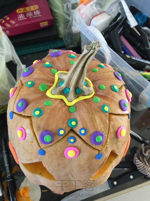 挖个南瓜灯 第13步