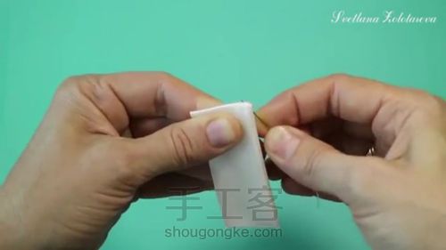 丝带蝴蝶结头饰 第13步