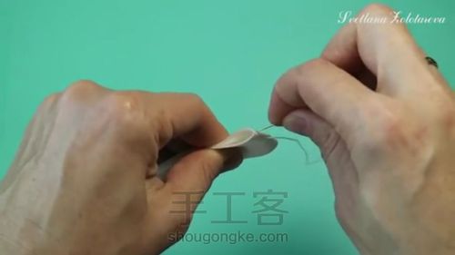 丝带蝴蝶结头饰 第16步