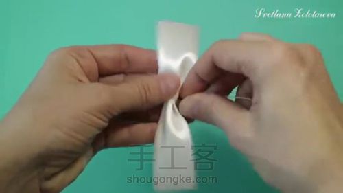 丝带蝴蝶结头饰 第20步