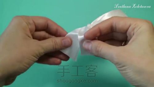 丝带蝴蝶结头饰 第23步