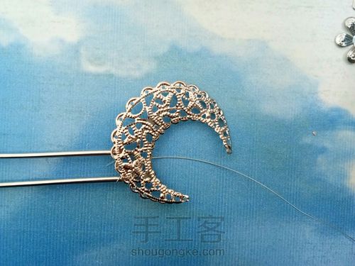 简单的簪子 第2步