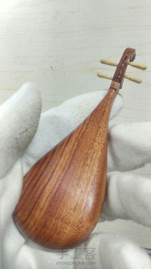 琵琶模型 第15步