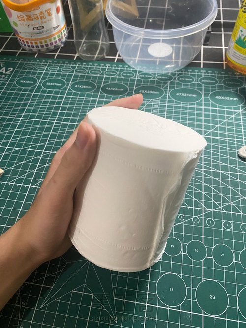 纸巾玫瑰 第2步