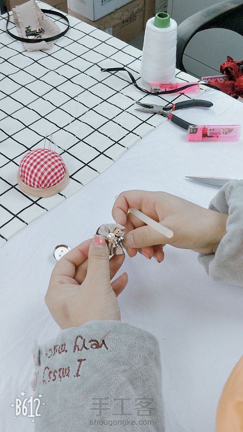 可爱小熊胸针 第12步