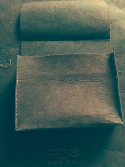 复古不织布包包 第4步