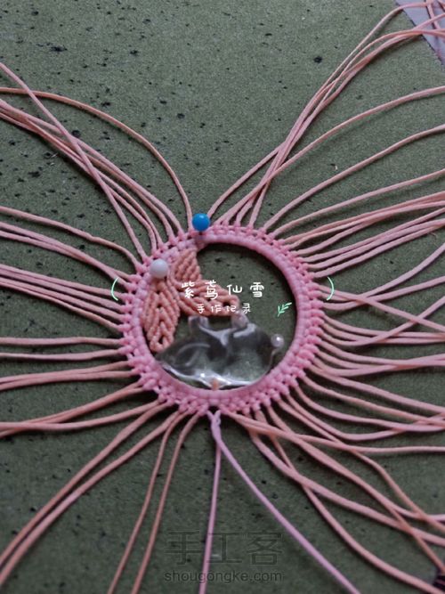 水晶生肖吊坠焕粉颜 第25步