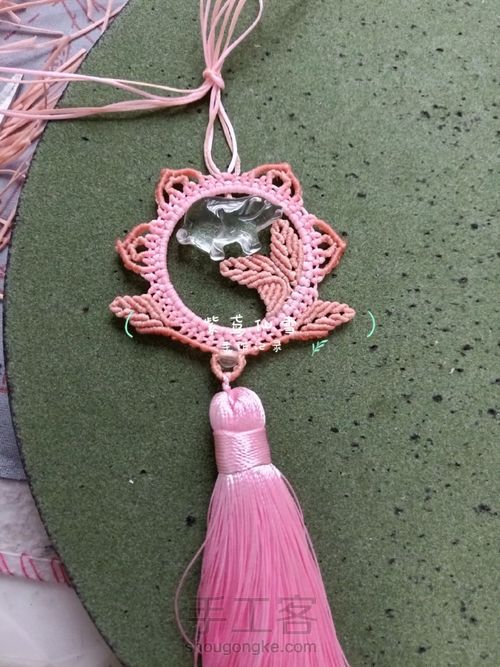 水晶生肖吊坠焕粉颜 第37步
