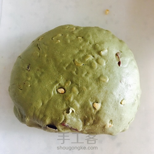 手工牛轧糖（棉花糖版抹茶味） 第8步