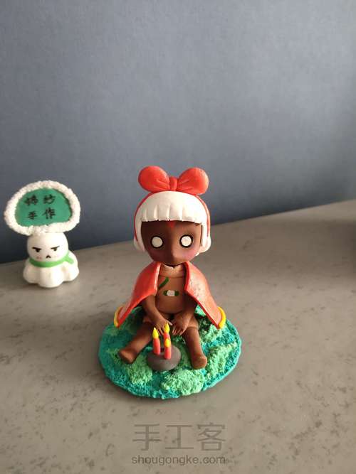 自制光遇手办黏土教程 第6步