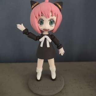 阿尼亚粘土手办（关节可动）