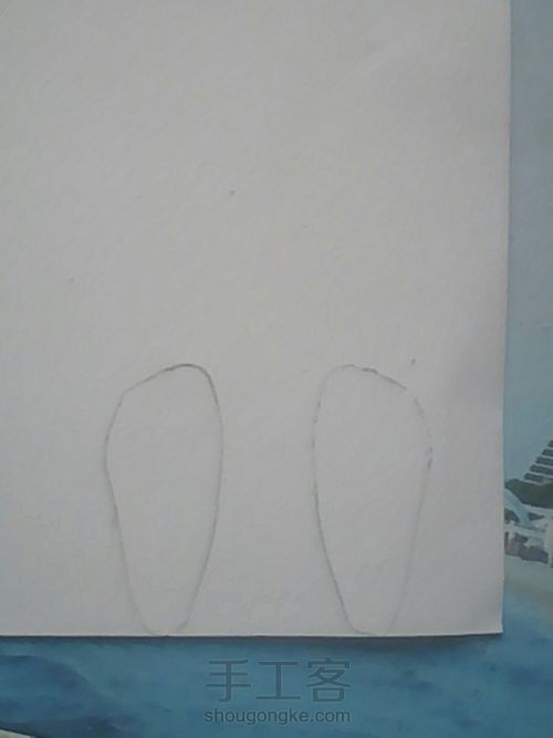 海绵纸娃鞋 第2步