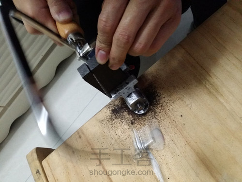 顾客定制——紫光檀挂坠 第1步