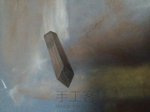 顾客定制——紫光檀挂坠 第6步