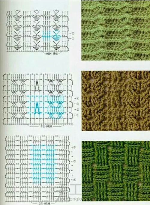 值得收藏的钩针花样 第6步