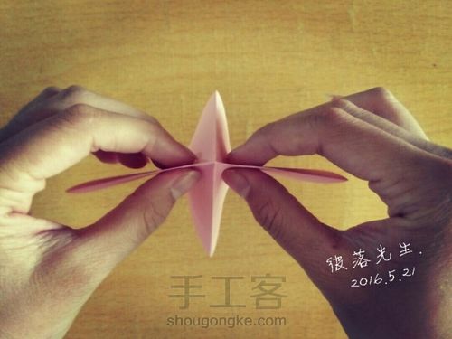 简易玫瑰 第4步