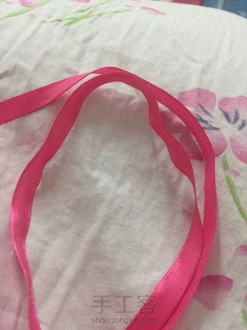 丝带心形挂饰 第1步