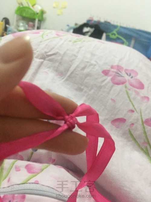 丝带心形挂饰 第5步