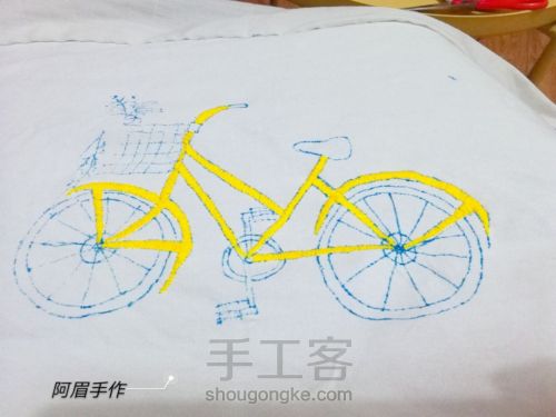 刺绣      自行车🚲 第8步