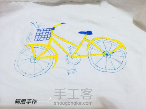 刺绣      自行车🚲 第9步