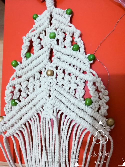 Macrame  圣诞树系列一美好心愿 第13步