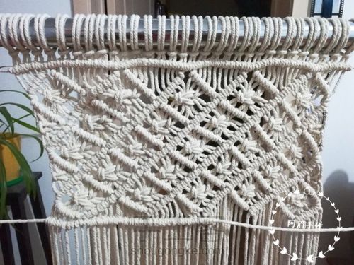 Macrame 抱枕 第11步