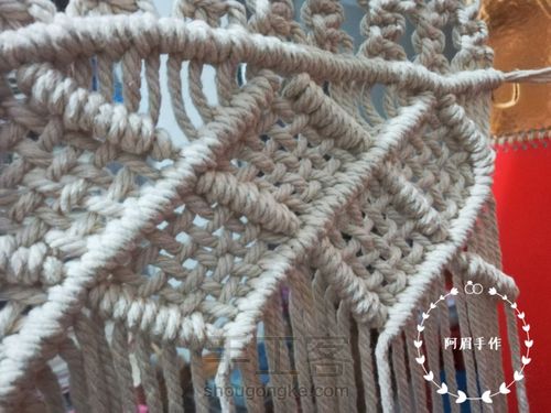 Macrame 抱枕 第13步