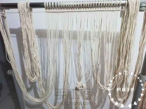 Macrame 抱枕 第4步