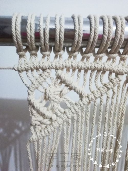 Macrame 抱枕 第7步