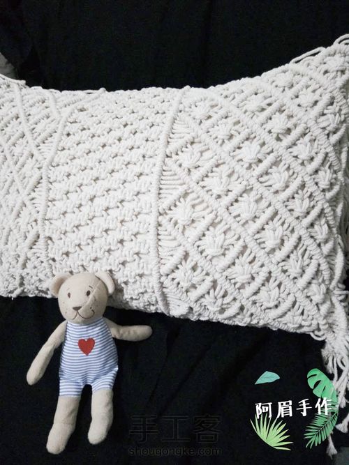 Macrame 抱枕 第21步