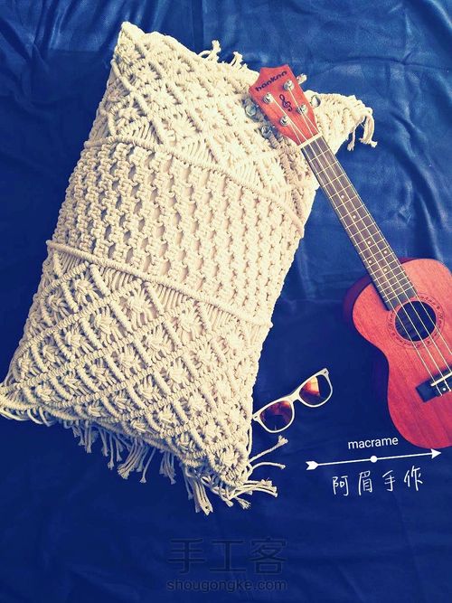 Macrame 抱枕 第23步