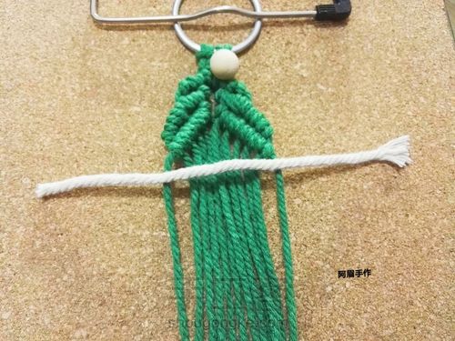 Macrame 圣诞树系列七绿野仙踪 第7步