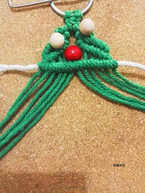 Macrame  圣诞树系列七绿野仙踪 第9步