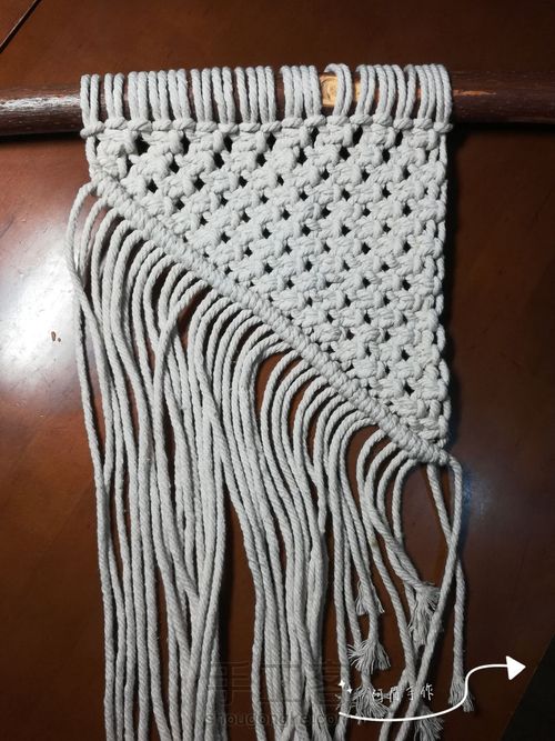 Macrame  植物挂篮   比约的家 第6步