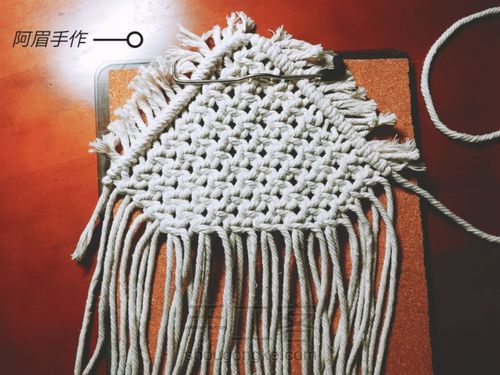 Macrame杯垫系列 拥抱自然 第10步