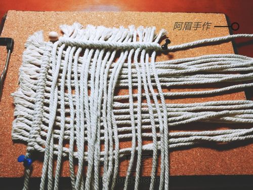 Macrame杯垫系列 拥抱自然 第3步