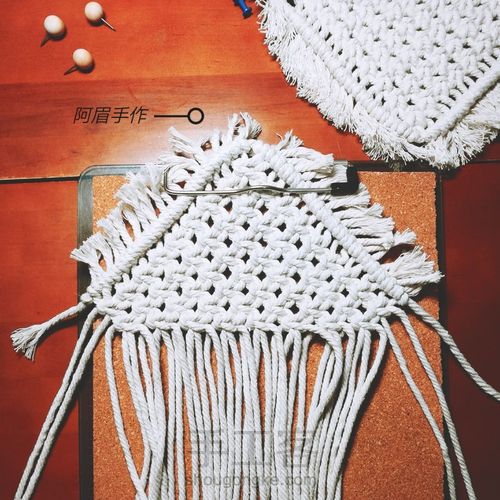 Macrame杯垫系列 拥抱自然 第9步