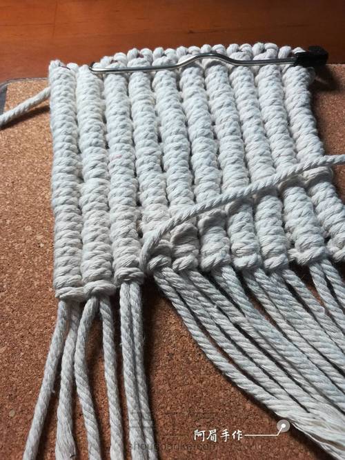 Macrame杯垫系列 长相依 第5步