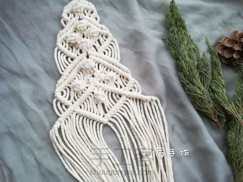Macrame 圣诞树系列十二甜蜜蜜 第15步