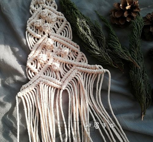 Macrame 圣诞树系列十二甜蜜蜜 第16步