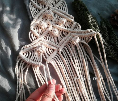 Macrame 圣诞树系列十二甜蜜蜜 第17步