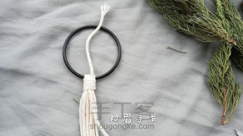 Macrame 圣诞树系列十二甜蜜蜜 第2步