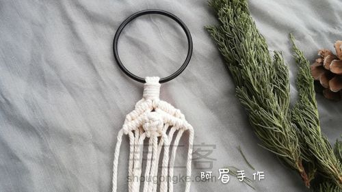 Macrame 圣诞树系列十二甜蜜蜜 第4步