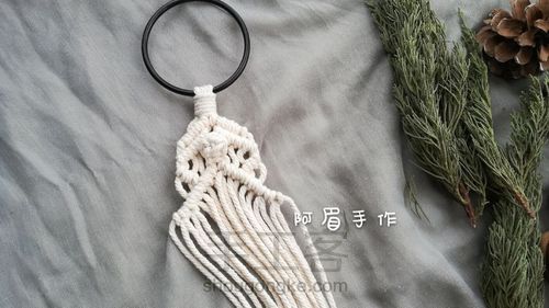 Macrame 圣诞树系列十二甜蜜蜜 第7步