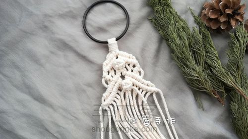 Macrame   圣诞树系列十二甜蜜蜜 第8步