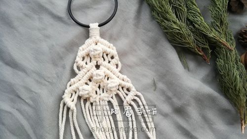 Macrame 圣诞树系列十二甜蜜蜜 第9步