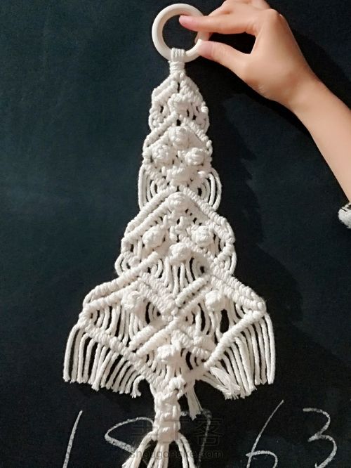 Macrame   圣诞树系列十二甜蜜蜜 第24步